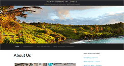 Desktop Screenshot of hawaiidentalwellness.com